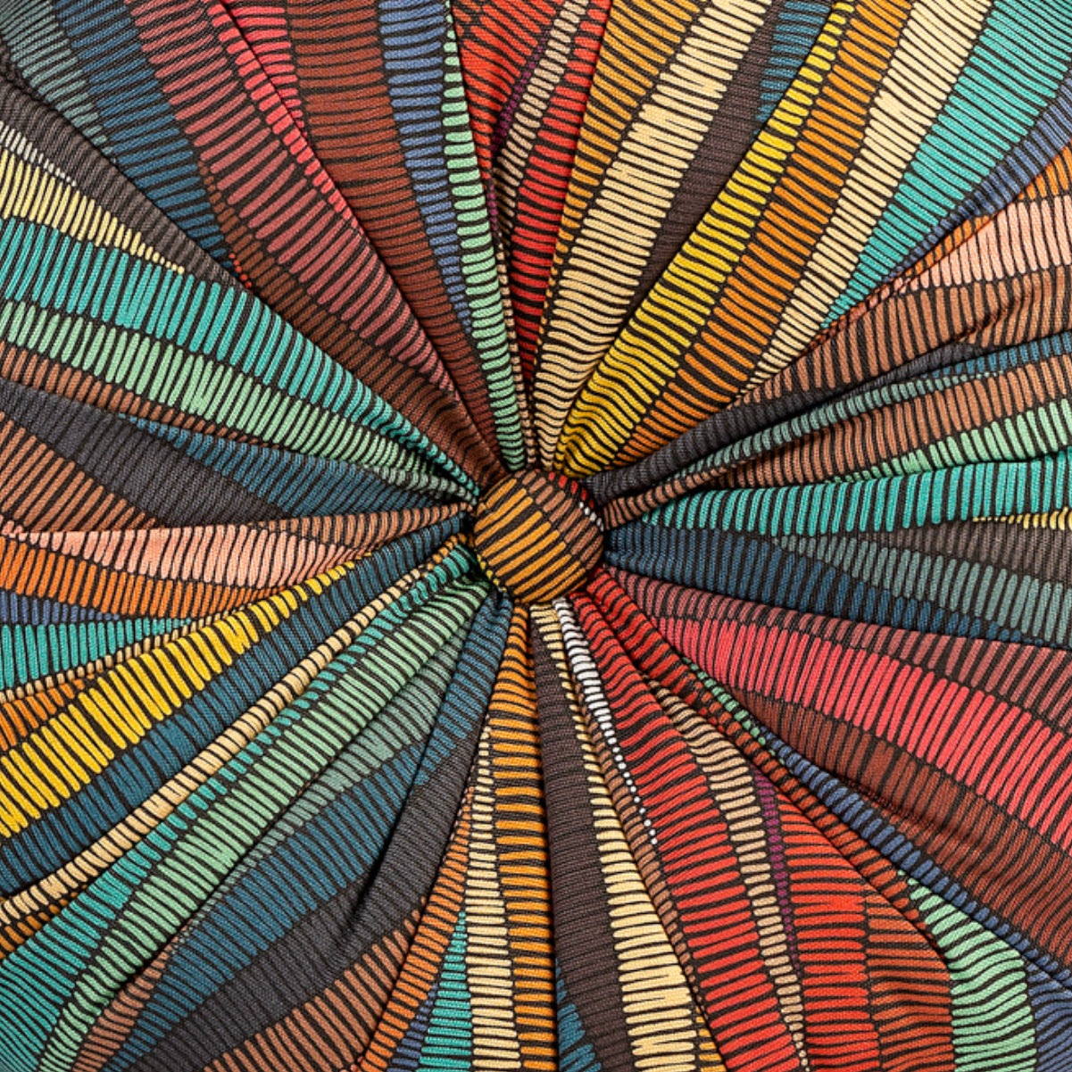 Almofada KULURI redonda 45 Listas Várias Cores