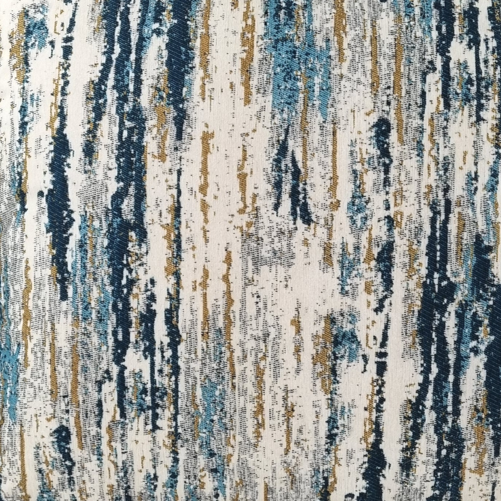 MUDELL Cushion 45x45 Velvet Blur Blue with piping