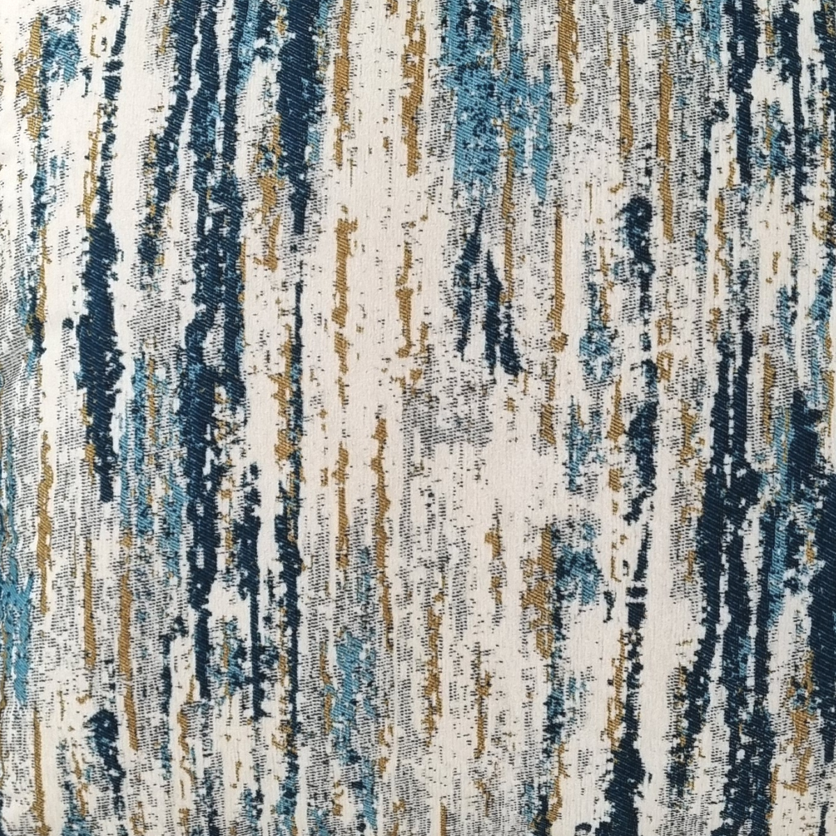 Almofada MUDELL 45x45 Veludo Blur Azul com vivo