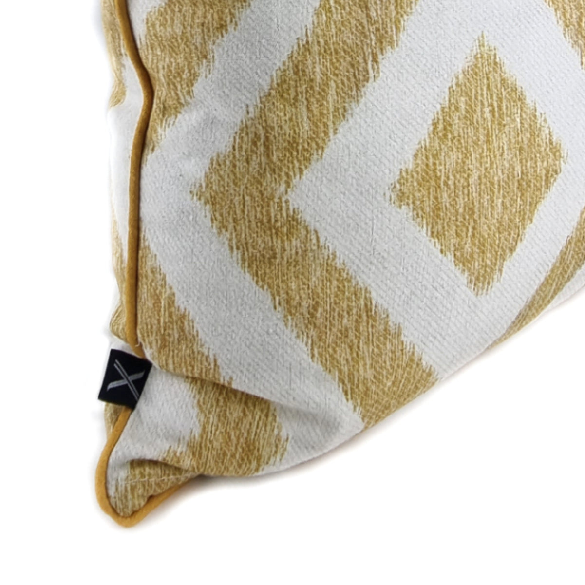 MUDELL Cushion 45x45 Boho Pattern Mustard Yellow