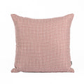 Cushion MUDELL 45x45 Bordeaux Pied Poule with Velvet Back