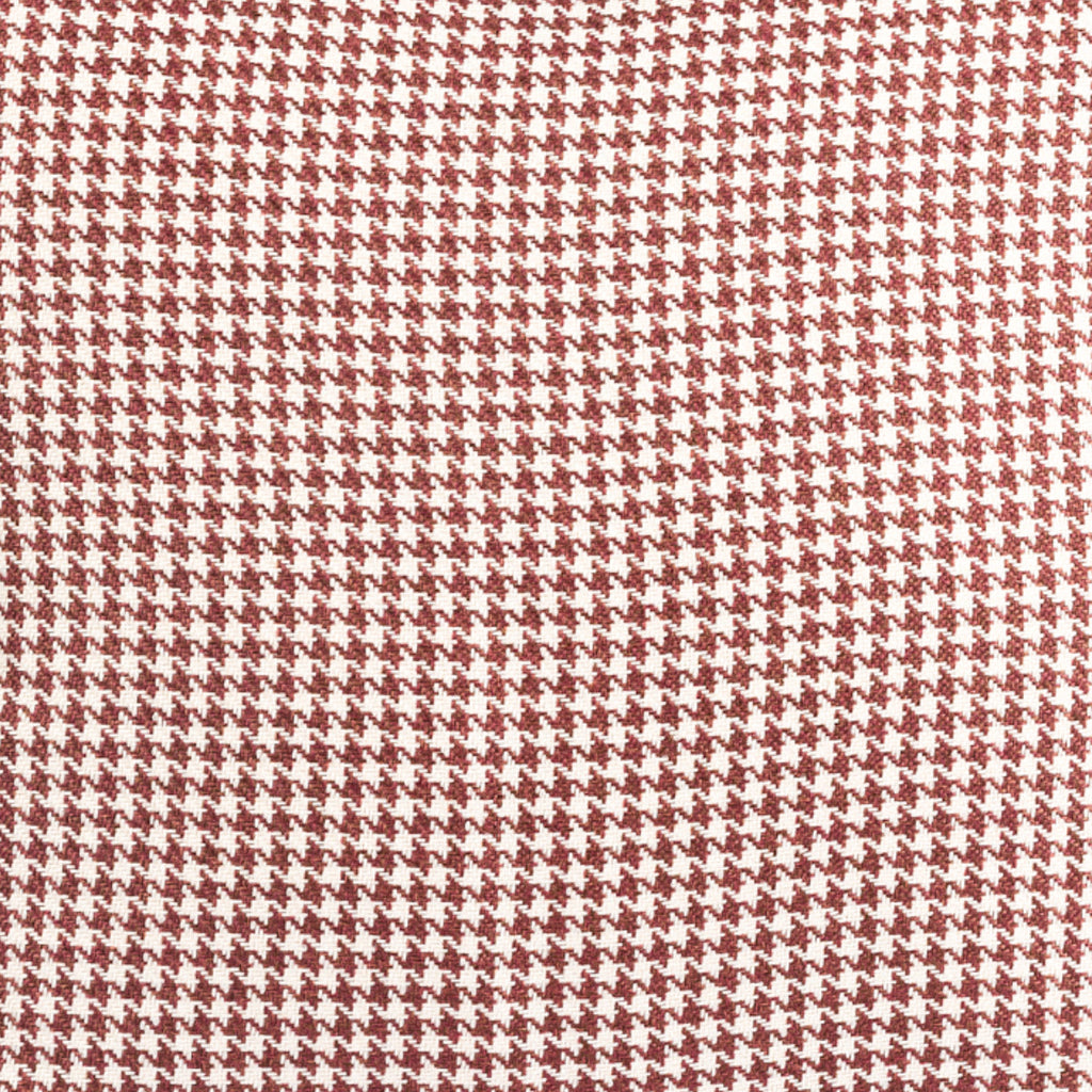 Almofada MUDELL 45x45 Bordeaux Pied Poule com Verso Veludo