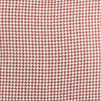 Cushion MUDELL 45x45 Bordeaux Pied Poule with Velvet Back