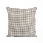 Cushion MUDELL 45x45 Anthracite Gray Pied Poule with Velvet Back