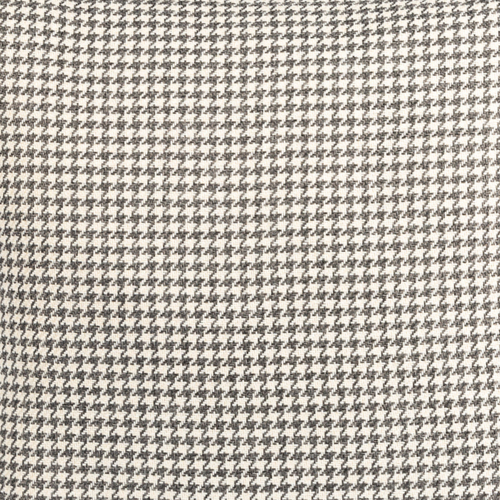 MUDELL Cushion 45x45 Anthracite Gray Pied Poule with Velvet Back