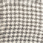 Cushion MUDELL 45x45 Anthracite Gray Pied Poule with Velvet Back
