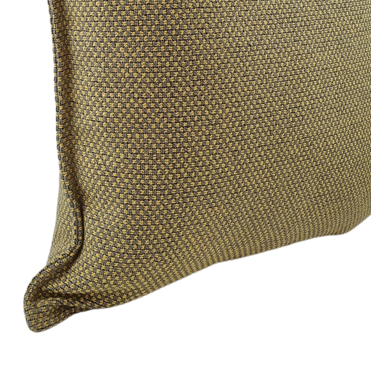 MUDELL Cushion 45x45 Gray and Mustard with border
