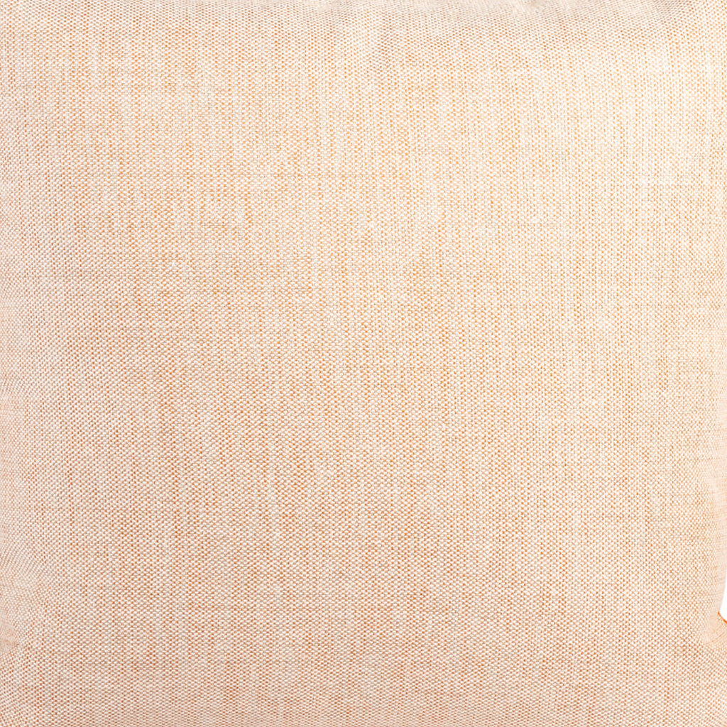 MUDELL Cushion 45x45 Orange and White with Piping