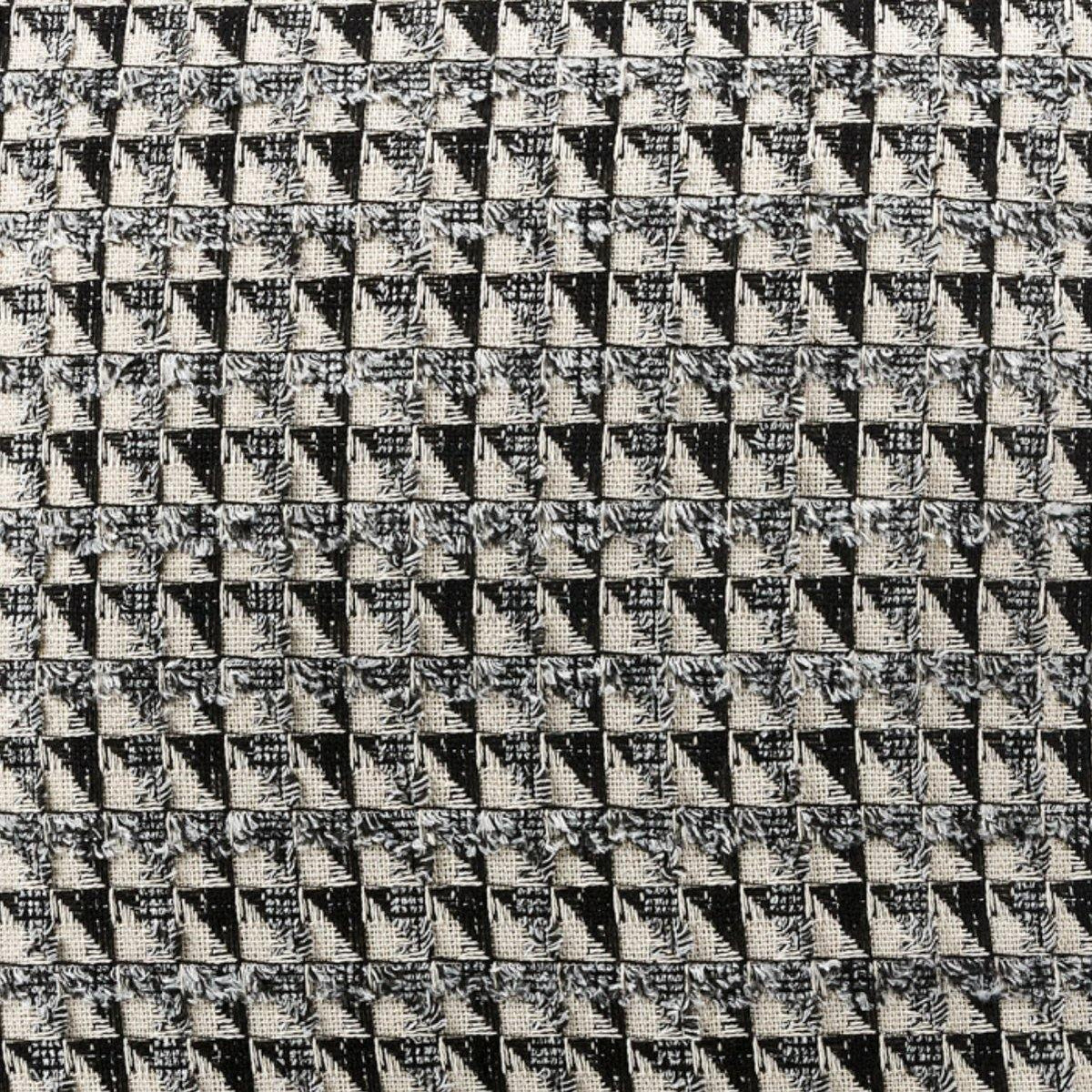 Almofada MUDELL 45x45 Natural Preto Cinza - KUXIN // Home Fashion