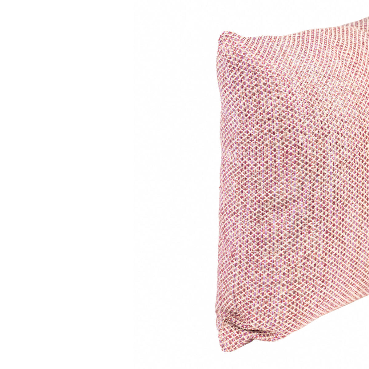 Almofada MUDELL 45x45 Rosa e Bege Entrelaçado
