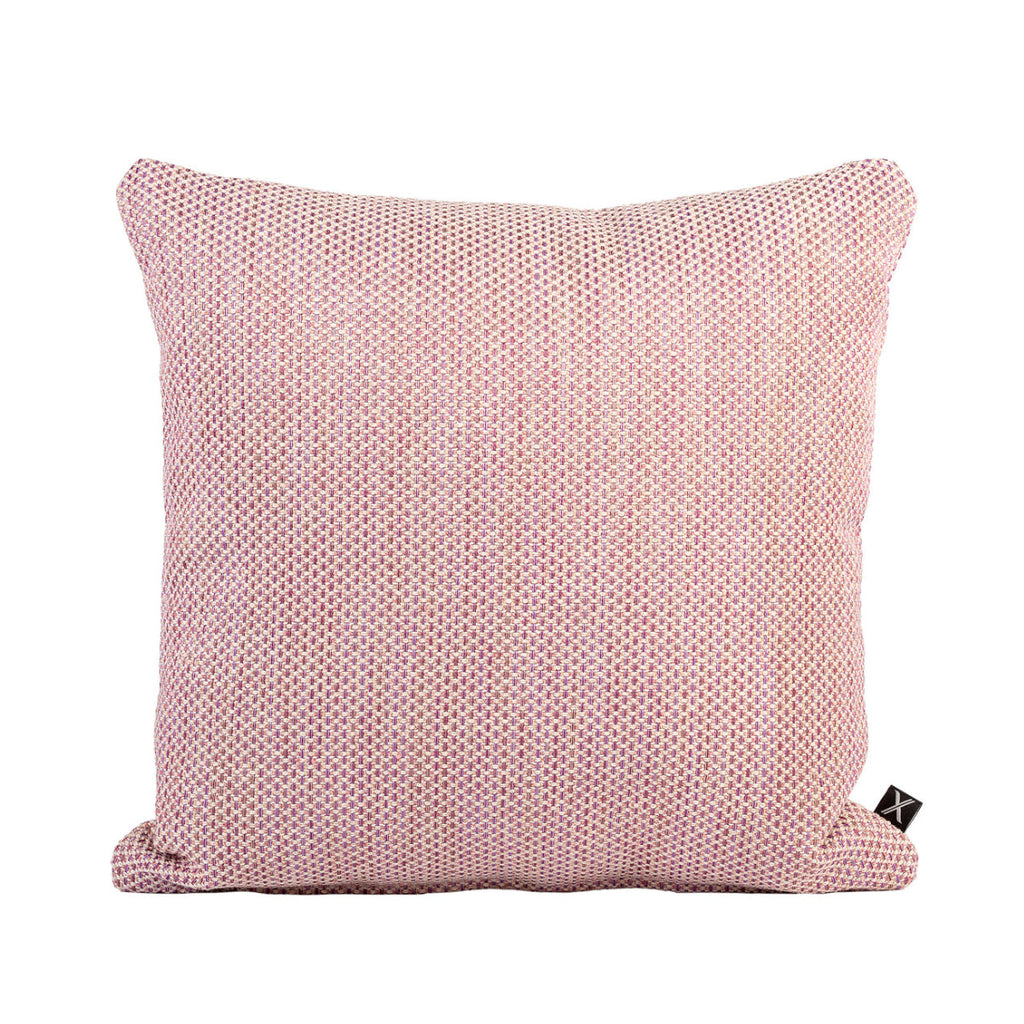Almofada MUDELL 45x45 Rosa e Bege Entrelaçado