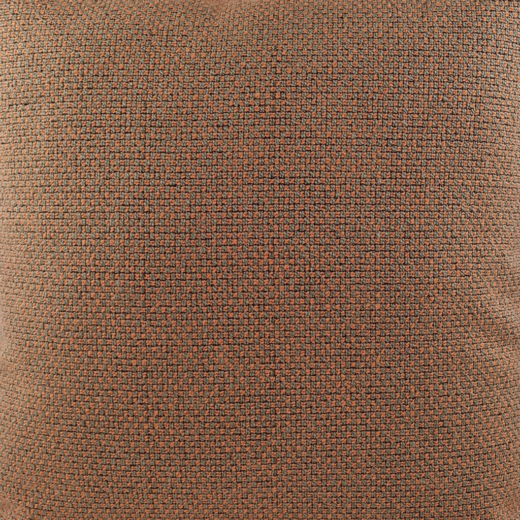 MUDELL Cushion 45x45 Terracotta and Gray with border
