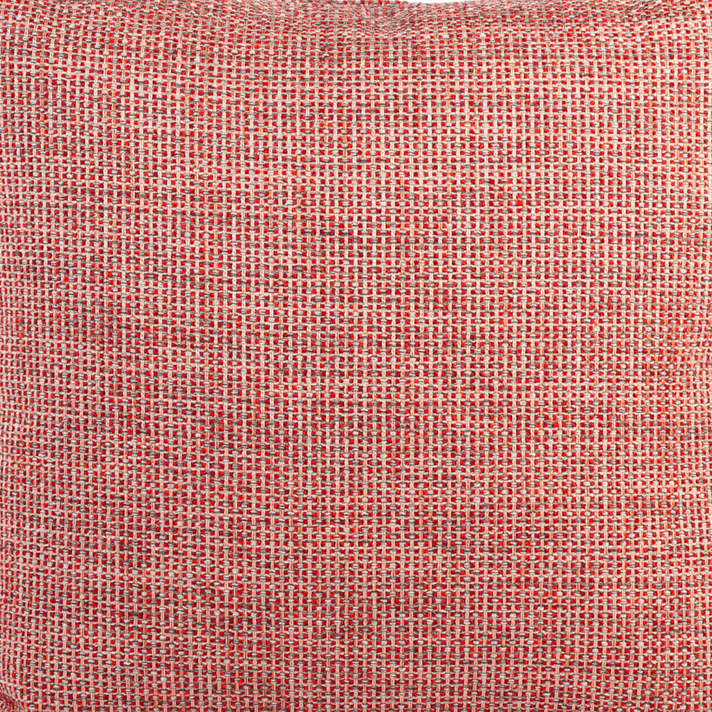 Almofada MUDELL 45x45 Vermelho e Cinza Entrelaçado