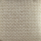 Cushion MUDELL 50x50 in beige herringbone fabric