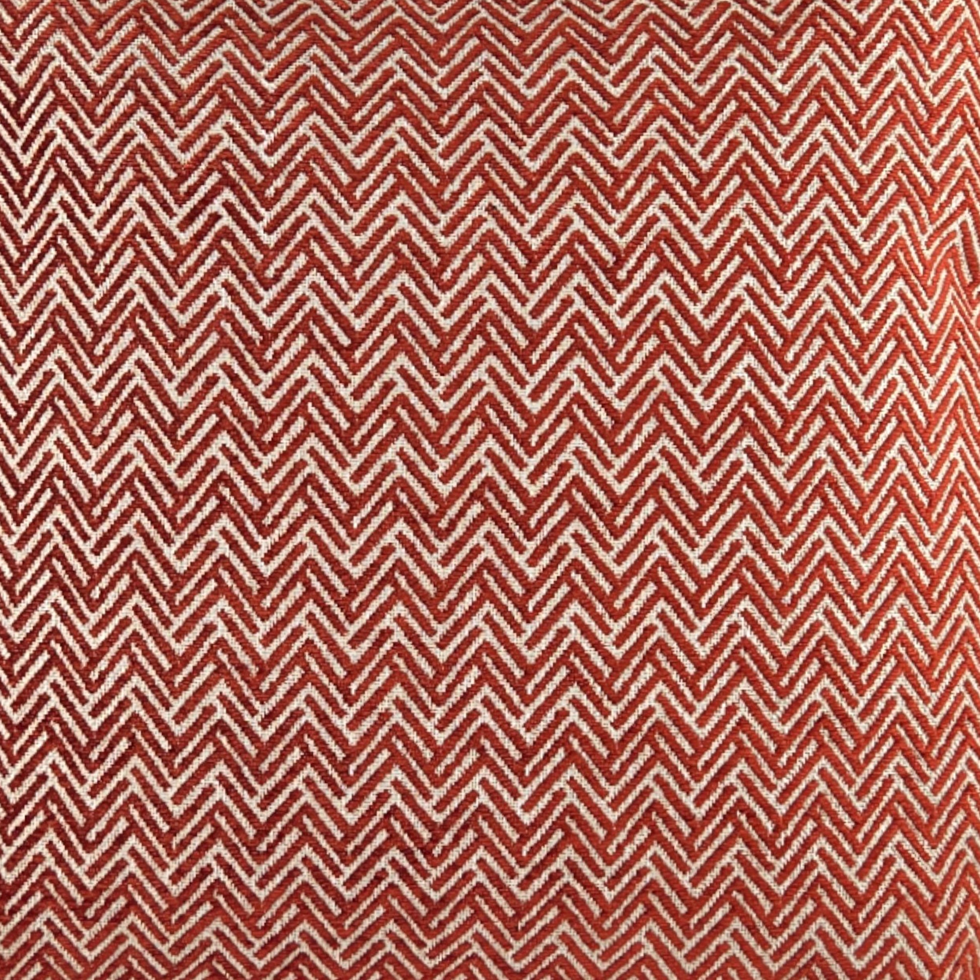 Almofada MUDELL 50x50 em tecido em espinha Vermelho