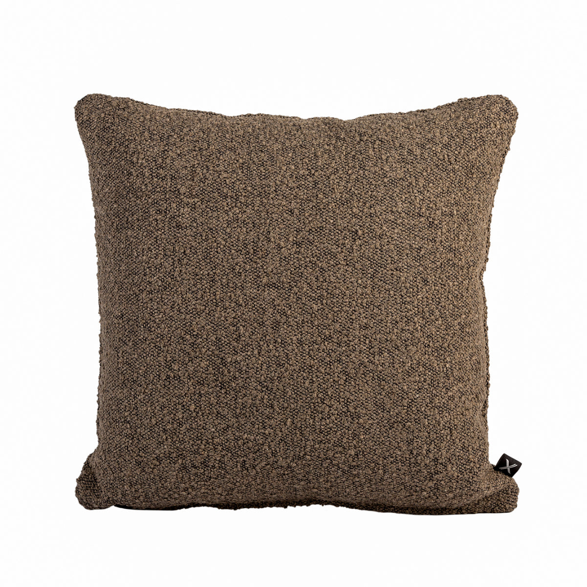 Almofada NOKKLI 45x45 Bouclé Castanho