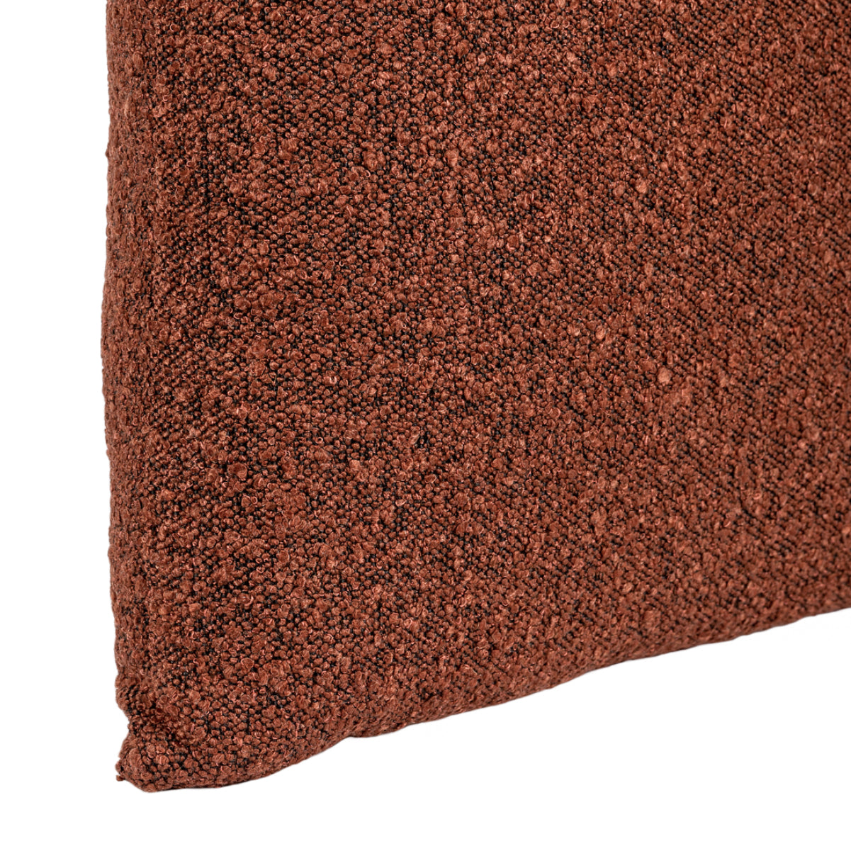 Almofada NOKKLI 45x45 Bouclé Castanho Terracota