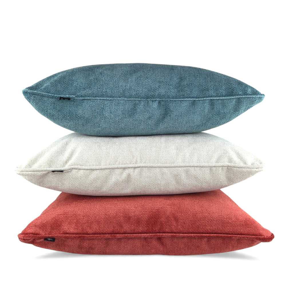 Almofada BELLUS 50x50 em Veludo Azul Petróleo com vivo