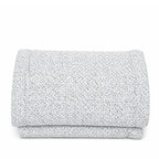 Bed Runner KULURI 50x240 in Gray and Black Fabric